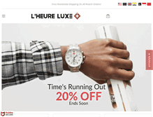 Tablet Screenshot of luxewatch.com